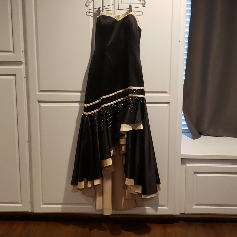 Black and gold formal